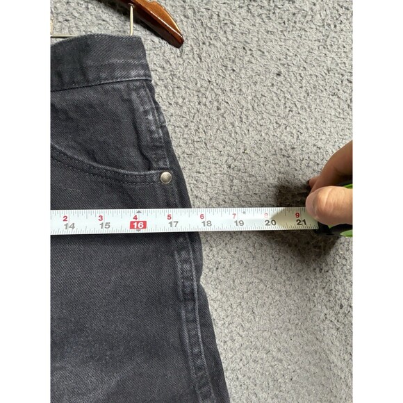 Vintage Wrangler Jeans Mens 30x34 Black Denim 933SEWK Western Cowboy Dark 14340 - Picture 13 of 15